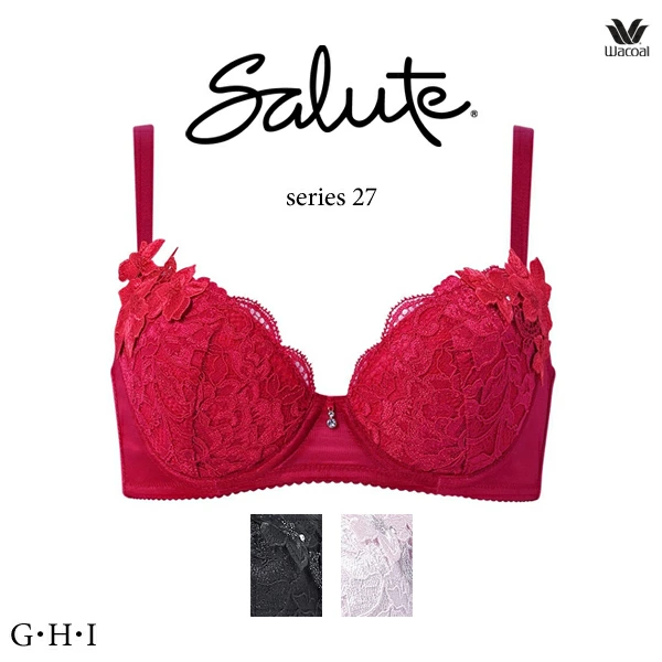 ワコール サルート 27G ブラジャー BTJ727 3/4カップワイヤー 女優Bra G・H・Iカップ