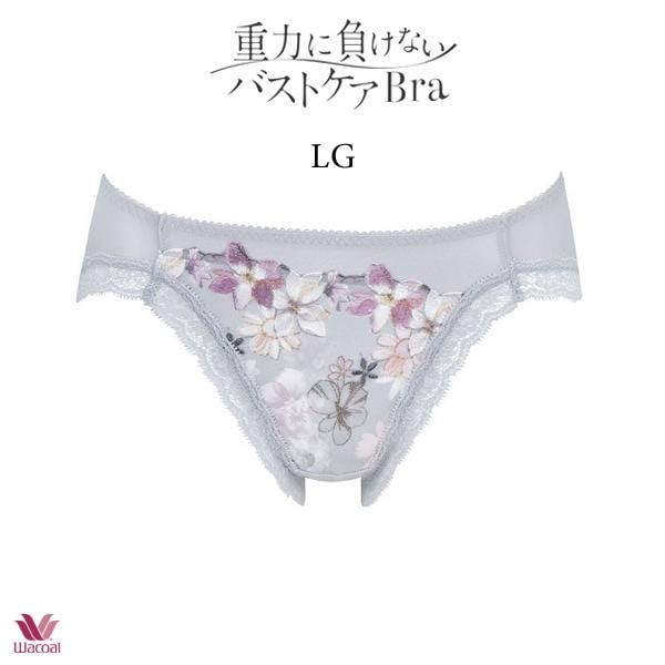 ワコール 重力に負けないバストケアブラ ショーツ PRA114 M・L ビキニ・ハイレッグ ノーマルタイプ 