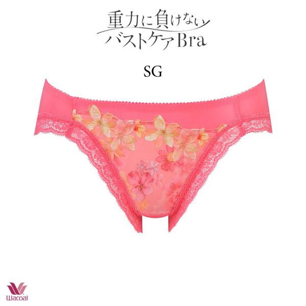 ワコール 重力に負けないバストケアブラ ショーツ PRA114 M・L ビキニ・ハイレッグ ノーマルタイプ 
