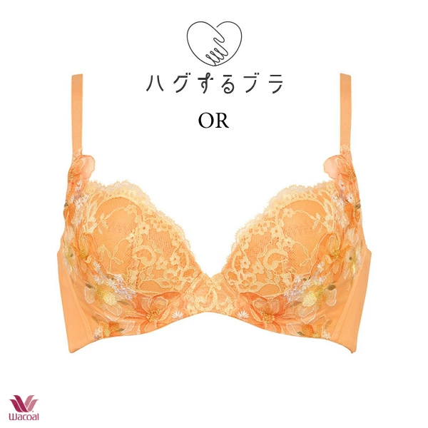 ワコール ハグするブラ ブラジャー BRB498 3/4カップ ABCカップ