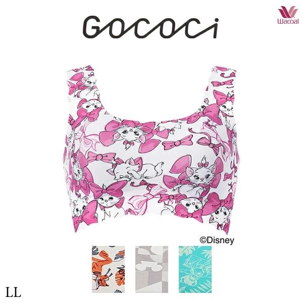 ワコール GOCOCi ゴコチ CGG537 LL ノンワイヤーブラ ハーフトップ・ラウンド (パッド入り) 【ディズニーコレクション】