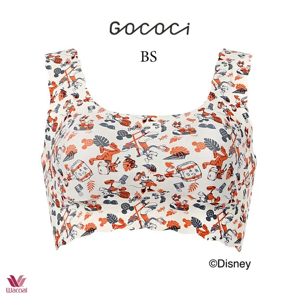 ワコール GOCOCi ゴコチ CGG537 LL ノンワイヤーブラ ハーフトップ・ラウンド (パッド入り) 【ディズニーコレクション】