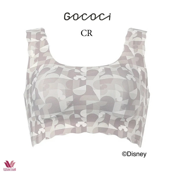 ワコール GOCOCi ゴコチ CGG537 LL ノンワイヤーブラ ハーフトップ・ラウンド (パッド入り) 【ディズニーコレクション】