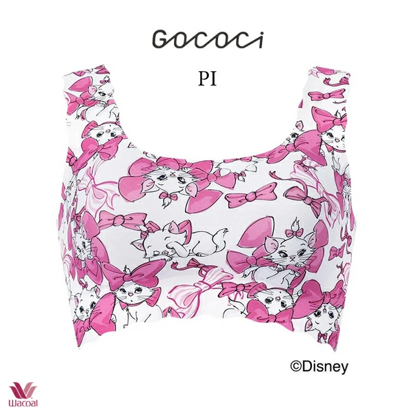 ワコール GOCOCi ゴコチ CGG537 LL ノンワイヤーブラ ハーフトップ・ラウンド (パッド入り) 【ディズニーコレクション】