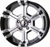 MKW MK-36 ダイヤカットグロスブラック 8.0J-16 P.C.D114.3 5H インセット0 4本セット|16インチサイズ|国産4WD・SUV用ホイール