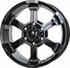 MKW MK-36 グロスブラック 8.0J-17 P.C.D139.7 6H インセット+25 4本セット|17インチサイズ|国産4WD・SUV用ホイール