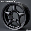 アピオ ワイルドボアX-15 ジムニー用ホイール (JB43・JB33・JB32・JB31) 6.0J-15 139.7 5H インセット-5 ガンブラック 4本セット|15インチサイズ|国産4WD・
