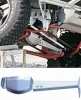 アピオ フロントデフガード ジムニーJB23・JB33・JB43用 シルバー塗装仕上げ|ジムニー用GTパーツ