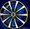 ラフィット SK-10 ホイール 18×7.5J 5H P.C.D114.3 INSET+48 ブラックポリッシュ 4本セット|18インチサイズ|国産普通車用ホイール