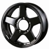 4×4エンジニアリング ブラッドレーVエボリューション ホイール ジムニー用 5.5J-16 P.C.D139.7 5Ｈ インセット+22 スーパーブラック 4本セット|16インチサイズ|国産4WD・