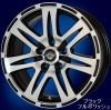 マッドクロス XD-7C ホイール 16×6.5J INSET+48 6H P.C.D139.7 ブラック・フルポリッシュ 4本セット　|国産4WD・SUV用ホイール