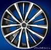 パサージュ デュオ ホイール 19×7.5J 5H P.C.D114.3 INSET+53 4本セット ブラックポリッシュ|国産普通車用ホイール