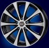 AGR zero-2 ホイール 15×5.5J 4H P.C.D100 INSET+50 ブラックポリッシュ 4本セット|国産軽自動車用ホイール
