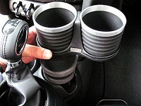ALCABO (アルカボ) ドリンクホルダー BMW MINI ワン/クーパー/クーパーS用 (F55/F56) ブラックリングカップタイプ|ALCABO (アルカボ) BMW用|自動車用 ドリンクホ