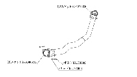 柿本 レーシング フロントパイプ スタンダード ソアラ 2.0ツインターボ用 (E-GZ20)|ソアラ用パーツ (20系)|ソアラ用GTパーツ