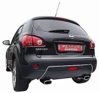 REMUS (レムス) スポーツラベルマフラー デュアリス用 (J10・NJ10・KJ10・KNJ10) 正規輸入品|デュアリス用パーツ (J10系)|デュアリス用GTパーツ