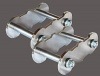 4×4エンジニアリング ジムニー 4WD用 スチールシャックル (SJ30 JA71) 1台分セット ピンtoピン90mm SS001|ジムニー用パーツ (JA71 JA11系)|ジムニー用GTパーツ