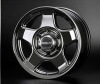 4×4エンジニアリング ブラッドレーV ホイール 8.5J-18 P.C.D150 5H インセット+50 スーパーブラックコーティング 4本セット|18インチサイズ|国産4WD・SUV用ホイール