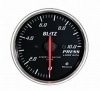 ブリッツ  RACING METER SD プレス計 (追加メーター) Φ52 ホワイトLED|ブリッツ|自動車用メーター