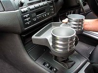ALCABO (アルカボ) ドリンクホルダー BMW3シリーズ用 (E46 左ハンドル車) ブラックリングカップタイプ|ALCABO (アルカボ) BMW用|自動車用 ドリンクホルダー