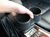ALCABO (アルカボ) ドリンクホルダー BMW5シリーズ用 (E39・M5) ブラックカップタイプ|ALCABO (アルカボ) BMW用|自動車用 ドリンクホルダー