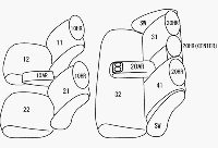 クラッツィオ クラッツィオジュニア シートカバー プリウス S/Sツーリングセレクション用 (ZVW30) 年式H23/12〜H27/11 ET-1070|プリウス用パーツ (30系)|プリウス用GT