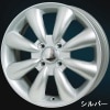 ララパーム KC-8 ホイール 15×6.0J 4H P.C.D100 INSET+43 シルバー 4本セット|15インチサイズ|国産普通車用ホイール