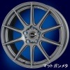 クロススピード プレミアムR ホイール 17×7.0J 5H P.C.D114.3 INSET+38 マットガンメタ 4本セット|17インチサイズ|国産普通車用ホイール