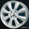 ララパーム KC-8 ホイール 14×5.5J 4H P.C.D100 INSET+50 シルバー 4本セット 送料無料|14インチサイズ|国産普通車用ホイール