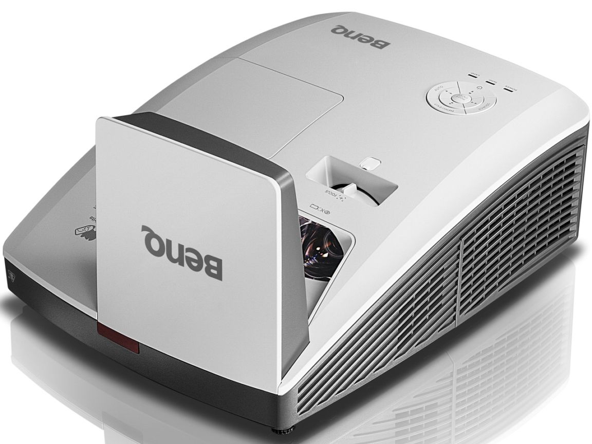 【未使用品】 BenQ WXGA対応 超短焦点インタラクティブプロジェクタ MW855UST   (1921124)