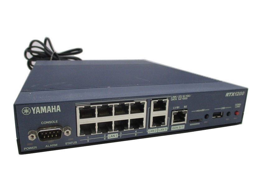 【中古】【本体のみ】【VPNルーター】【ポート数：8（LAN:1）】YAMAHA RTX1200 (1900105)