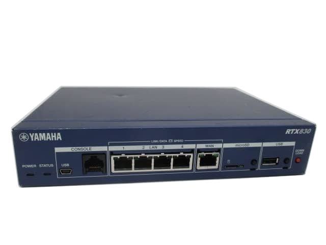 【中古】【VPNルーター】YAMAHA ギガアクセスVPNルータ RTX830 (1921083)