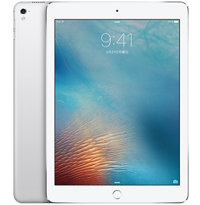 【中古】Apple au (SIMロック解除済み) iPad Pro 9.7インチ 32GB MLPX2J/A Wi-Fi+Cellular シルバー  (181634)【中古】