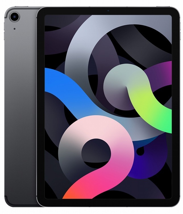 【中古】Apple  iPad Air 第4世代 10.9インチ 2020 64GB MYFM2J/A Wi-Fi スペースグレイ A2316 (181637)【中古】