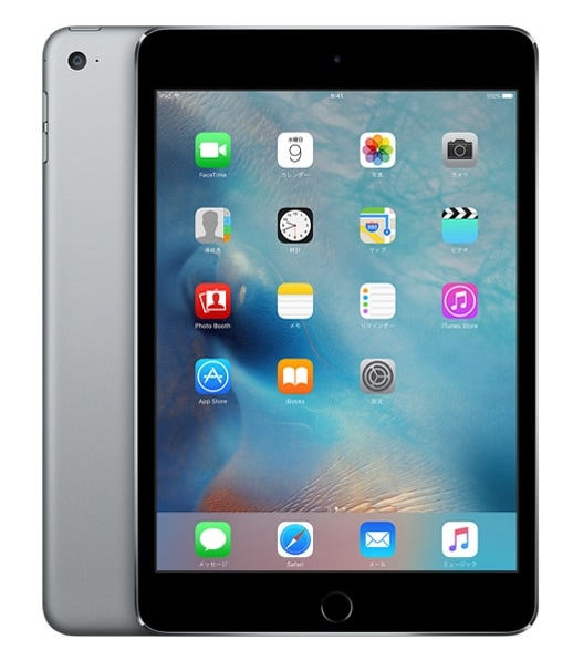【中古】Apple docomo(SIMロック解除済み) iPad mini4 16GB MK6Y2J/A Wi-Fi+Cellular スペースグレイ (181643)【中古】