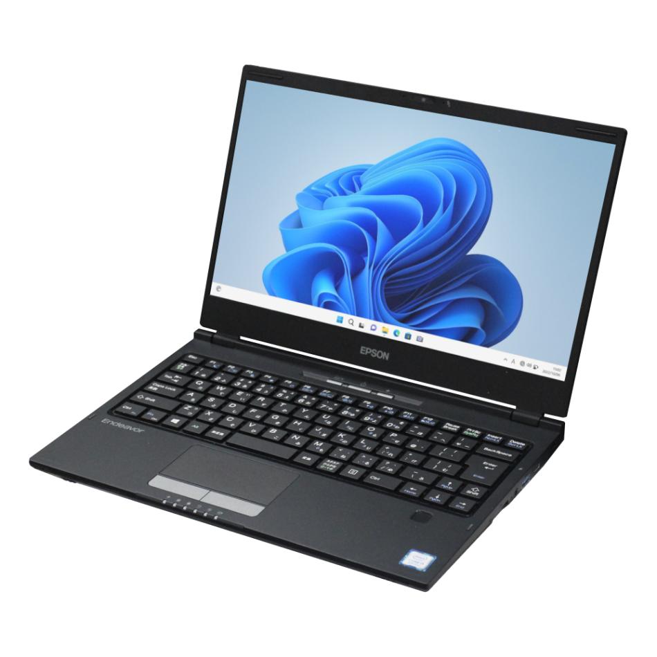 【訳あり品】【Windows11 64bit】【WEBカメラ】【Core i5-8265U】【メモリー8GB】【SSD256GB】【無線LAN】【フルHD液晶】【13インチ液晶】【ノートパソコン】【中古】EPSON Endeavor NA520E （1852536）