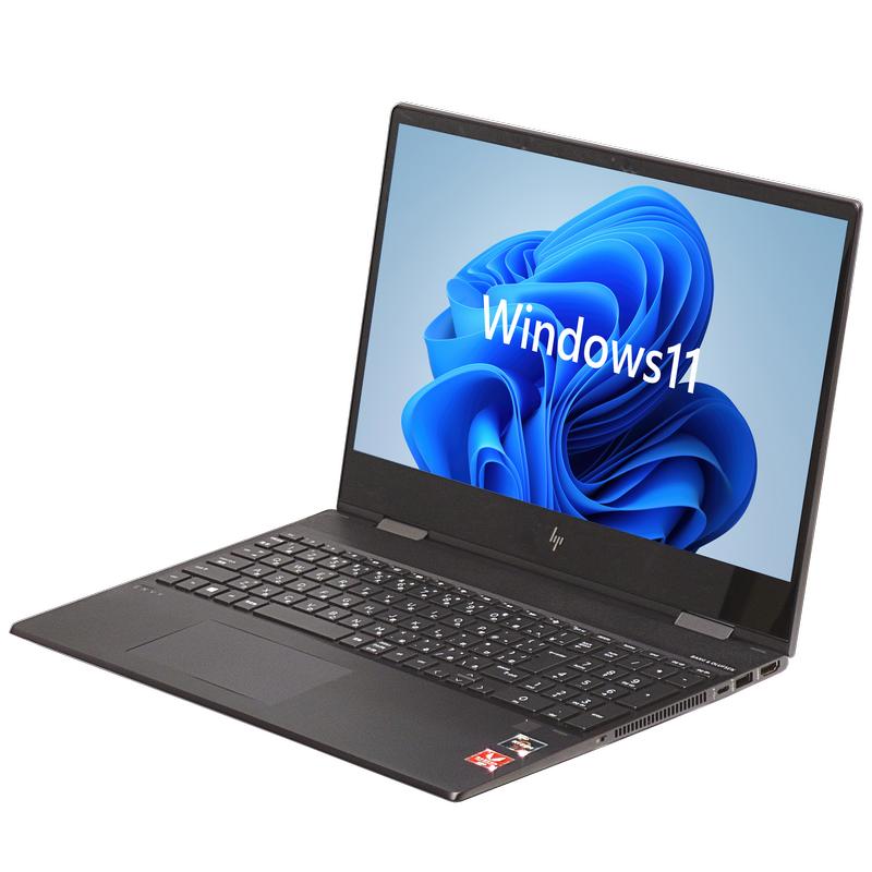 【訳あり品】【Windows11 64bit】【Ryzen5-3500U】【メモリー16GB】【SSD512GB】【無線LAN】【WEBカメラ】【テンキー付】【フルHD液晶】【15インチ液晶】【ノートパソコン】【中古】【中野店発】HP ENVY x360 15-ds0000AU （20005448）