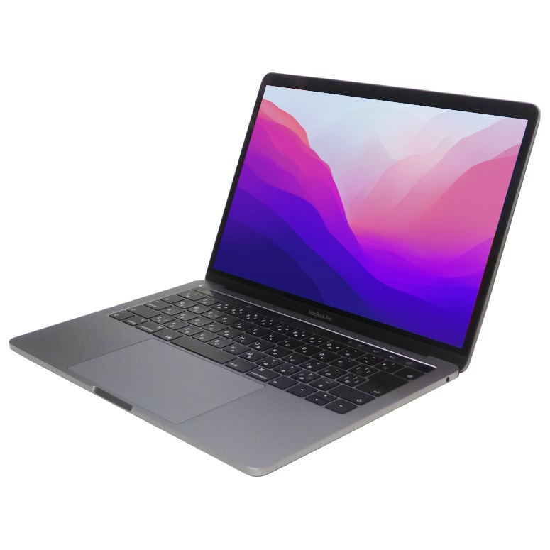 【訳あり品】【WEBカメラ】【Core i5-7360U】【メモリー8GB】【SSD128GB】【無線LAN】【13インチ液晶】【ノートパソコン】【中古】【下北沢店発】apple MacBook Pro (13インチ, 2017, Two Thunderbolt3 Ports) （4019466）