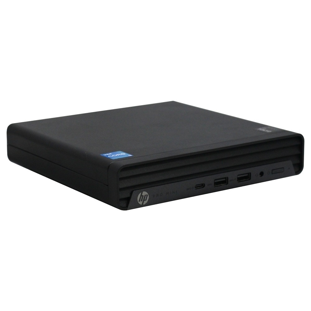 【単体】【超小型デスク】【Windows11 64bit】【Core i3-12100T】【メモリー16GB】【SSD256GB（M.2-NVMe）+SSD500GB（2.5inch）】【デスクトップパソコン】【中古】HP Pro Mini 400 G9 （1242293）