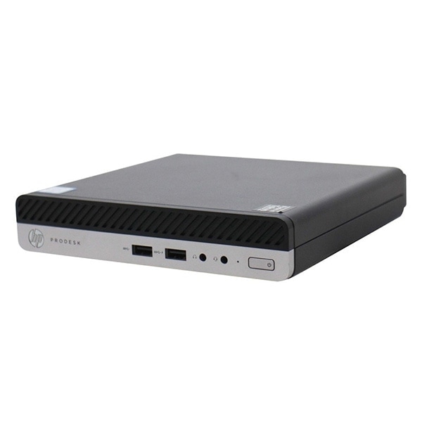 【単体】【超小型デスク】【Windows11 64bit】【Core i3-8100T】【メモリー8GB】【SSD128GB】【デスクトップパソコン】【中古】HP ProDesk 400 G4 DM （1233242）