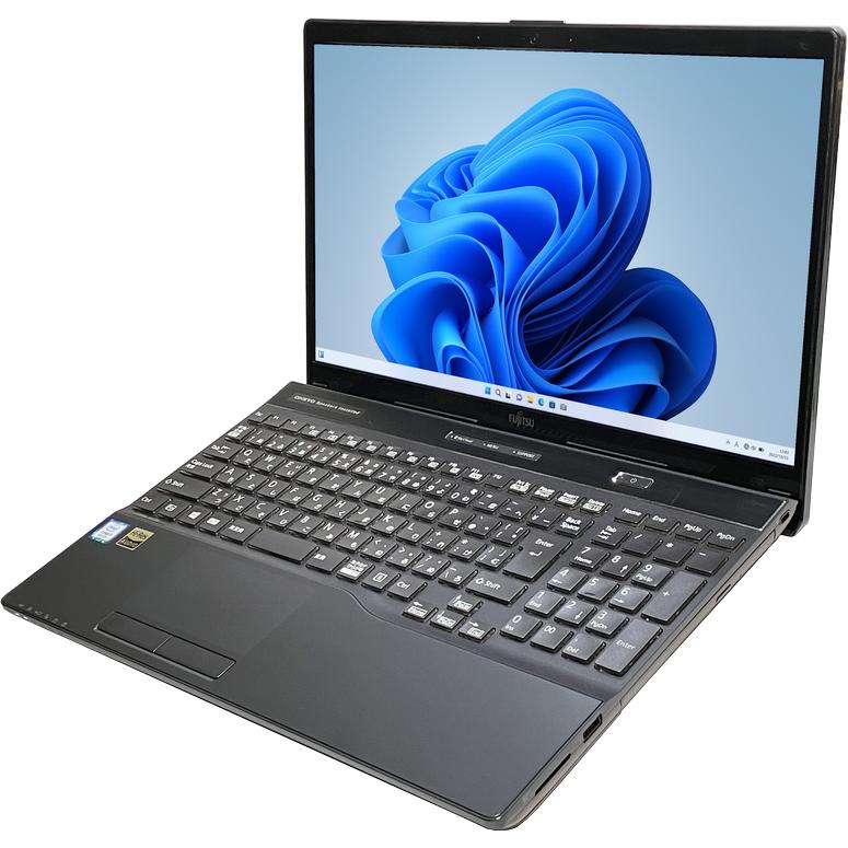 【訳あり品】【Windows11 64bit】【Core i7-8550U】【メモリー16GB】【SSD512GB】【無線LAN】【WEBカメラ】【テンキー付】【フルHD液晶】【15インチ液晶】【ノートパソコン】【中古】【中野店発】富士通 LIFEBOOK AH53/C2 （20005560）