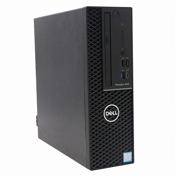 【単体】【Windows11 64bit】【Core i7-8700】【メモリー16GB】【SSD500GB(2.5インチ)+HDD1TB】【DVDマルチ】【デスクトップパソコン】【中古】DELL PRECISION 3431 SFF （1233317）