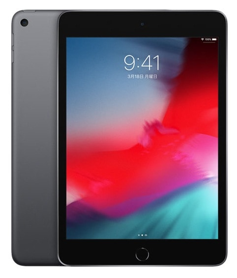 【中古】Apple au(SIMロック解除済み) iPad mini5-(第5世代) 64GB MUX52J/A Wi-Fi+Cellular スペースグレイ (181701)【中古】