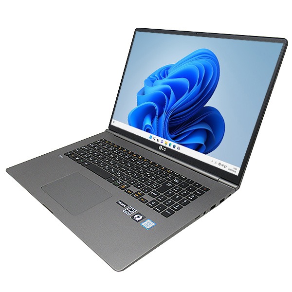 【Windows11 64bit】【WEBカメラ】【テンキー付】【Core i7-8565U】【メモリー8GB】【SSD512GB】【無線LAN】【17インチ液晶】【ノートパソコン】【中古】LG gram 17 Z 990 （1852643）