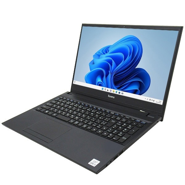 【Windows11 64bit】【WEBカメラ】【テンキー付】【Core i5-10210U】【メモリー8GB】【SSD500GB】【無線LAN】【フルHD液晶】【15インチ液晶】【ノートパソコン】【中古】iiyama IStNXs-15FH050-i5-UCFX （1852651）