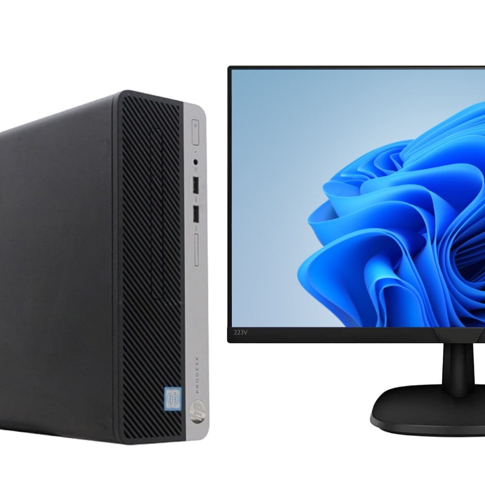 【液晶セット】【21.5インチ液晶 PHILIPS 223V7Q】【Windows11 64bit】【Core i5-8500】【メモリー8GB】【SSD256GB】【21.5インチ液晶】【デスクトップパソコン】【中古】HP ProDesk 400 G6 SFF （1233997）