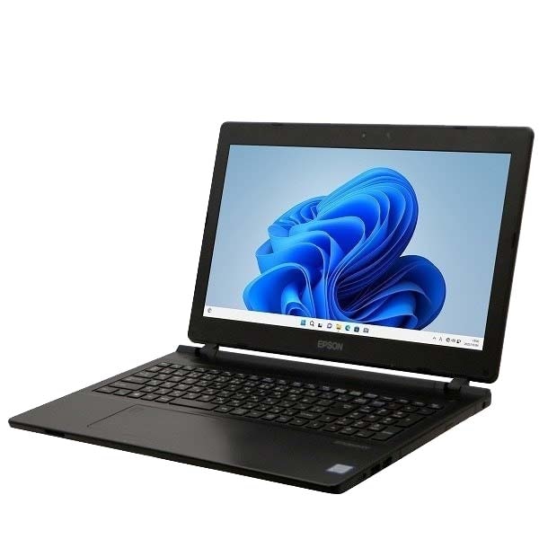 【Windows11 64bit】【WEBカメラ】【テンキー付】【Core i5-8265U】【メモリー8GB】【SSD256GB】【無線LAN】【DVD-ROM】【15インチ液晶】【ノートパソコン】【中古】EPSON Endeavor NJ4300 （1852659）