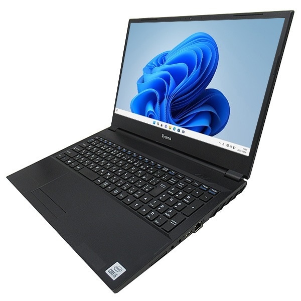 【Windows11 64bit】【WEBカメラ】【テンキー付】【Core i5-10400】【メモリー8GB】【SSD500GB】【無線LAN】【フルHD液晶】【15インチ液晶】【ノートパソコン】【中古】iiyama IStNXi-15FH040-i5 （1852677）