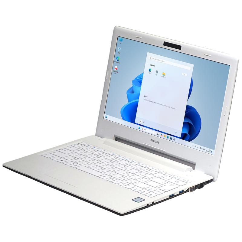 【訳あり品】【Windows11 64bit】【Core i5-8250U】【メモリー8GB】【SSD256GB】【無線LAN】【WEBカメラ】【フルHD液晶】【13インチ液晶】【ノートパソコン】【中古】【中野店発】MOUSE COMPUTER m-Book J350EN （20006501）