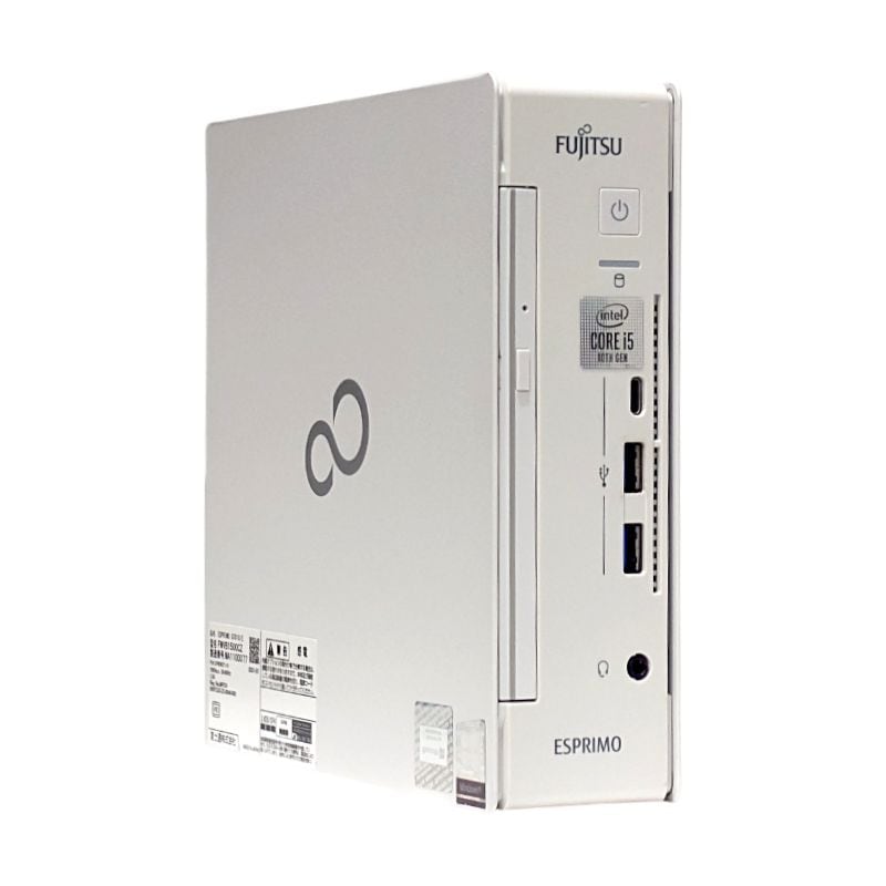 【単体】【小型デスク】【Windows11 64bit】【Core i5-10500T】【メモリー16GB】【SSD500GB】【DVDマルチ】【デスクトップパソコン】【中古】【中野店発】富士通 ESPRIMO Q7010/E （20006516）